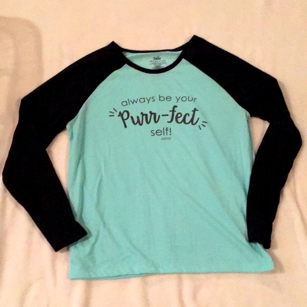 Blue pajama top